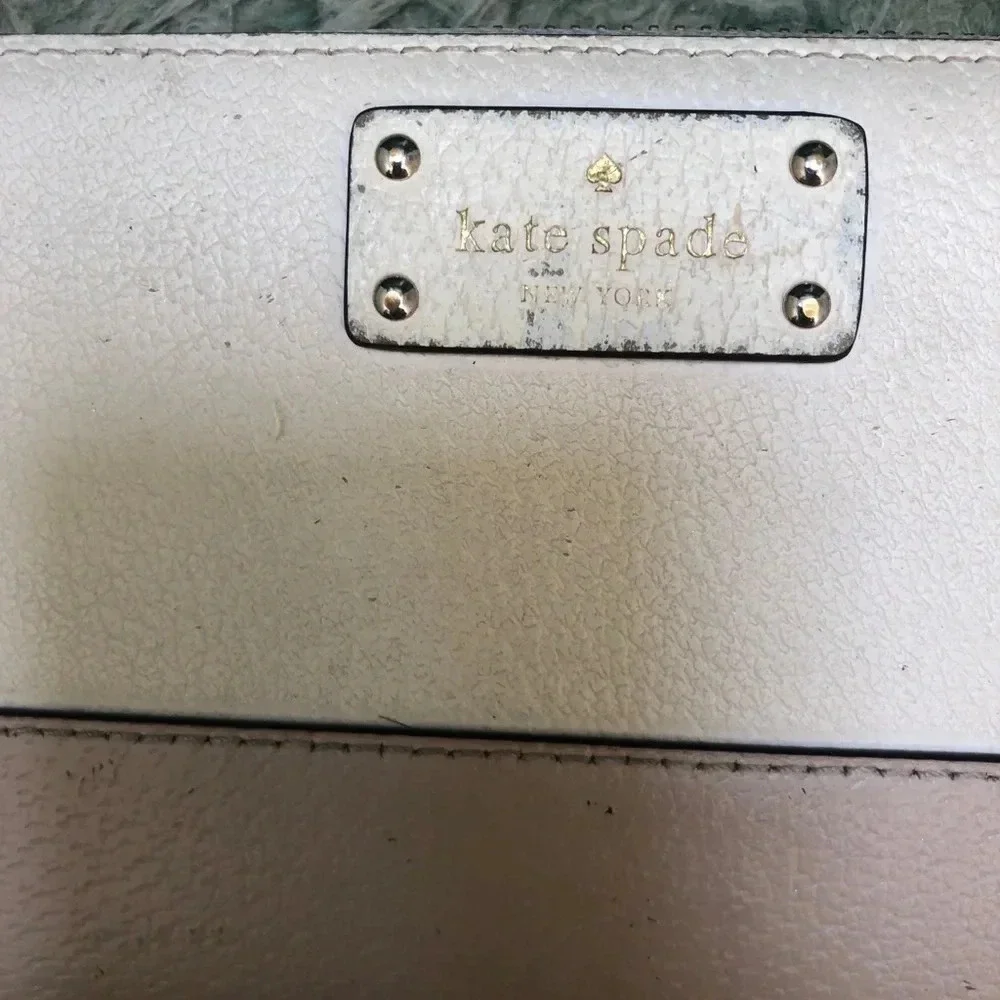 KATE SPADE TWO TONED LEATHER WALLET